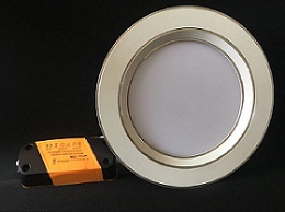 7W LED downlight high end white color round shape